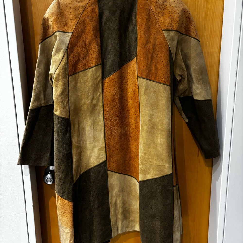 Pierre Balmain Multicolor Patchwork Trench Coat - image 4